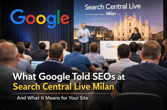 What Google Told SEO's at Search Central Live Milan