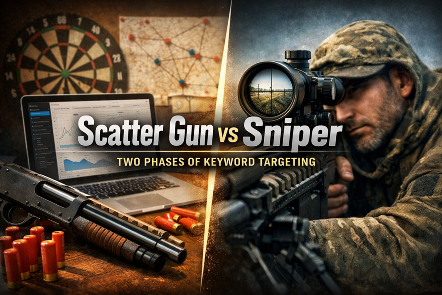scatter gun vs sniper seo approach